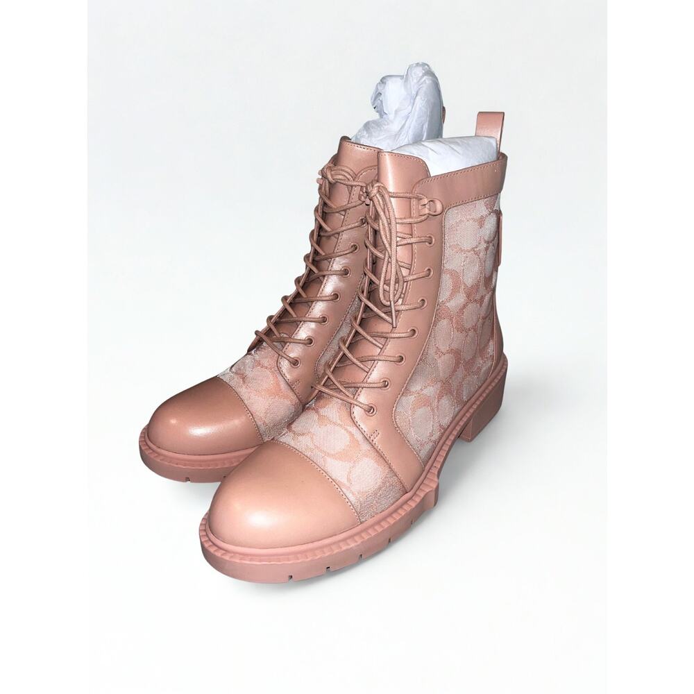 Coach Lana Mesh Bootie C4401 Dusty Rose Women’s Sz 9B NIB Rare Sold Out - Picture 10 of 16